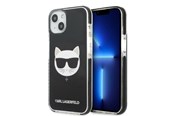 Puhelin - Kannet ja kotelot - Karl Lagerfeld KLHCP13STPECK iPhone 13 mini 5.4" hardcase black/black Choupette Head - 3666339048488