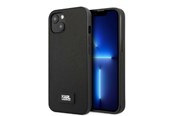 Puhelin - Kannet ja kotelot - Karl Lagerfeld KLHCP13SSFMP2K iPhone 13 mini 5.4" hardcase black/black Saffiano Plaque - 3666339048921