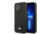 Puhelin - Kannet ja kotelot - Karl Lagerfeld KLHCP13LSFMP2K iPhone 13 Pro / 13 6.1" hardcase black/black Saffiano Plaque - 3666339048945