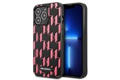 Puhelin - Kannet ja kotelot - Karl Lagerfeld Monogram Plaque iPhone 13 Pro / 13 6.1" Case - Pink - 3666339049188