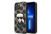Puhelin - Kannet ja kotelot - Karl Lagerfeld KLHCP13SPMNIKBK iPhone 13 mini 5.4" hardcase black/black Monogram Ikonik Patch - 3666339049362