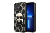 Puhelin - Kannet ja kotelot - Karl Lagerfeld KLHCP13LPMNIKBK iPhone 13 Pro / 13 6.1" hardcase black/black Monogram Ikonik Patch - 3666339049386