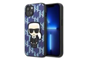 Puhelin - Kannet ja kotelot - Karl Lagerfeld KLHCP13MPMNIKBL iPhone 13 6.1" hardcase blue/blue Monogram Ikonik Patch - 3666339049492