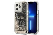Puhelin - Kannet ja kotelot - Karl Lagerfeld Liquid Glitter Gatsby Case for iPhone 13 Pro / iPhone 13 - Black - 3666339049829
