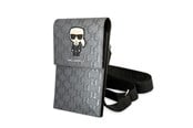 Laukut - Karl Lagerfeld Ikonik Karl Monogram Patch bag - silver - 3666339051822