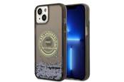 Puhelin - Kannet ja kotelot - Karl Lagerfeld Liquid Glitter RSG case for iPhone 14 - black - 3666339086008