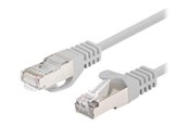 Verkkokaapelit - Lanberg patch cable - 25 cm - grey RAL 7035 - Harmaa - PCF6-20CC-0025-S