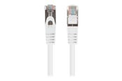 Verkkokaapelit - Lanberg patch cable - 25 cm - white (RAL 9010) - Valkoinen - PCF6-20CC-0025-W