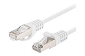 Verkkokaapelit - Lanberg patch cable - 50 cm - white (RAL 9010) - Valkoinen - PCF6-20CC-0050-W