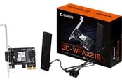 Verkkokortit (verkkosovittimet, tulostuspalvelimet jne.) - GIGABYTE GC-WFAX210 Intel Wi-Fi 6E Tri-Band PCIe Network Card with Bluetooth 5.2 - GC-WFAX210