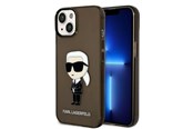 Puhelin - Kannet ja kotelot - Karl Lagerfeld Ikonik Karl case for iPhone 14 Plus - black - 3666339087050