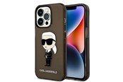 Puhelin - Kannet ja kotelot - Karl Lagerfeld Ikonik Karl case for iPhone 14 Pro Max - black - 3666339087074