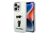 Puhelin - Kannet ja kotelot - Karl Lagerfeld Ikonik Karl case for iPhone 14 Pro Max - transparent - 3666339087111