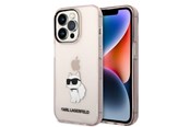 Puhelin - Kannet ja kotelot - Karl Lagerfeld Ikonik Choupette case for iPhone 14 Pro Max - pink - 3666339087197