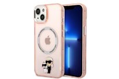 Puhelin - Kannet ja kotelot - Karl Lagerfeld KLHMP14MHNKCIP iPhone 14 Plus 6.7" hardcase pink/pink Iconic Karl&Choupette Magsafe - 3666339087579