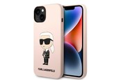 Puhelin - Kannet ja kotelot - Karl Lagerfeld KLHMP14MSNIKBCP iPhone 14 Plus 6.7" hardcase pink/pink Silicone Ikonik Magsafe - 3666339087654