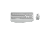 Näppäimistöt - Logitech Signature Comfort Plus Combo MK880 (Off-White) - Näppäimistö ja Hiirisetti - Saksa - Valkoinen - 920-014025