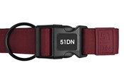 Koirat - 51 Degrees North 51 - Wanderful - Collar - Nylon - Flat - Burgundy - 51AWFCL5203