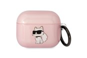 Puhelin - Muut lisävarusteet - Karl Lagerfeld KLA3HNCHTCP Airpods 3 cover pink/pink Ikonik Choupette - 3666339088095