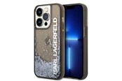 Puhelin - Kannet ja kotelot - Karl Lagerfeld Liquid Glitter Elong case for iPhone 14 Pro Max - black - 3666339091576