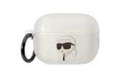 Puhelin - Muut lisävarusteet - Karl Lagerfeld KLAP2HNIKTCT Airpods Pro 2 cover transparent Ikonik - 3666339099299