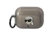Puhelin - Muut lisävarusteet - Karl Lagerfeld KKLAP2HNIKTCK Airpods Pro 2 cover black/black Ikonik - 3666339099305