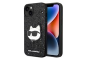 Puhelin - Kannet ja kotelot - Karl Lagerfeld KLHCP14MG2CPK iPhone 14 Plus 6.7" black/black hardcase Glitter Choupette Patch - 3666339099404