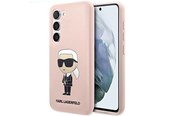 Puhelin - Kannet ja kotelot - Karl Lagerfeld KLHCS23SSNIKBCP S23 S911 hardcase pink/pink Silicone Ikonik - 3666339117610