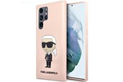 Puhelin - Kannet ja kotelot - Karl Lagerfeld KLHCS23LSNIKBCP Sam S23 S918 Ultra hardcase pink/pink Silicone Ikonik - 3666339117634