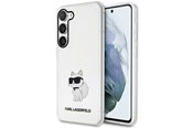 Puhelin - Kannet ja kotelot - Karl Lagerfeld KLHCS23MHNCHTCT S23+ S916 transparent hardcase Ikonik Choupette - 3666339117719