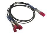 Verkkokaapelit - Dell 100GbE Direct Attach - breakout cable - 3 m - Musta - 470-ABQB