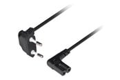 Sisäiset virtakaapelit - Lanberg - power cable - Europlug to power IEC 60320 C7 - 1.8 m - CA-C7CA-12CC-0018-BK
