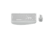 Näppäimistöt - Logitech Signature Comfort Plus Combo MK880 (Off-White) - Näppäimistö ja Hiirisetti - Englanti (US) - Valkoinen - 920-014033