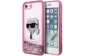 Puhelin - Kannet ja kotelot - Karl Lagerfeld KLHCI8LNKHCP iPhone 7/8/ SE 2020/2022 pink/pink hardcase Glitter Karl Head - 3666339118877