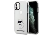 Puhelin - Kannet ja kotelot - Karl Lagerfeld Ikonik Choupette Case for iPhone 11 / Xr - Transparent - 3666339118983