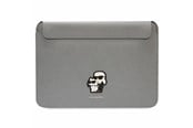 Laukut - Karl Lagerfeld Saffiano Karl&Choupette case for a 14" laptop - silver - 3666339126650