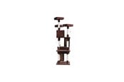 Kissat - GLORIA NILO CAT TREE Brown 50 x 50 x 170 cm - 8432288111895