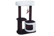 Kissat - NAYECO Cat Scratcher DORET 50 x 40 x 90 cm CHOCOLATE Crea - 8427458008860