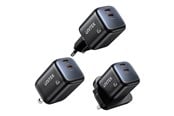 Puhelin - Adapterit & Laturit - Unitek Zeno power adapter - 2 x USB-C - 45 watt - P1129ABK01-EU