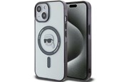 Puhelin - Kannet ja kotelot - Karl Lagerfeld KLHMP15MHKHNOTK iPhone 15 Plus 6.7" transparent hardcase IML Karl`s Head MagSafe - 3666339161927
