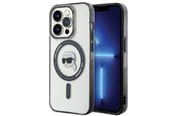 Puhelin - Kannet ja kotelot - Karl Lagerfeld KLHMP15XHKHNOTK iPhone 15 Pro Max 6.7" transparent hardcase IML Karl`s Head MagSafe - 3666339161941