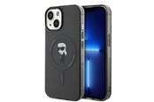 Puhelin - Kannet ja kotelot - Karl Lagerfeld IML Ikonik MagSafe case for iPhone 15 - black - 3666339162153