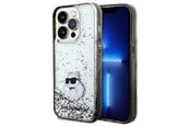 Puhelin - Kannet ja kotelot - Karl Lagerfeld Liquid Glitter Choupette case for iPhone 14 Pro Max - transparent - 3666339164188