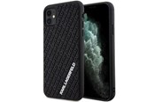 Puhelin - Kannet ja kotelot - Karl Lagerfeld KLHCN613DMKRLK iPhone 11 / Xr 6.1" black/black hardcase 3D Rubber Multi Logo - 3666339164232