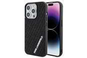 Puhelin - Kannet ja kotelot - Karl Lagerfeld 3D Rubber Multi Logo case for iPhone 15 Pro - black - 3666339164331