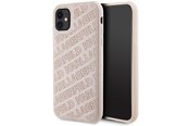 Puhelin - Kannet ja kotelot - Karl Lagerfeld Quilted K Pattern case for iPhone 11 / Xr - pink - 3666339165079