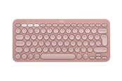 Näppäimistöt - Logitech Pebble Keys 2 K380s - Näppäimistö - Englanti (UK) - Vaaleanpunainen - 920-011845