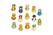 Lelut - Duckiez Colored Foam Duck Keychain - 24 pcs - 9057