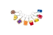 Lelut - Duckiez Pop It Food Theme Keychain - 9891