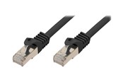 Verkkokaapelit - SCONN Shiverpeaks BASIC-S patch cable - 15 m - black - Musta - BS75525-S